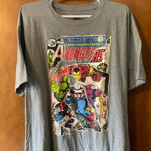 Comfy cotton t-shirt, vintage Marvel comic print